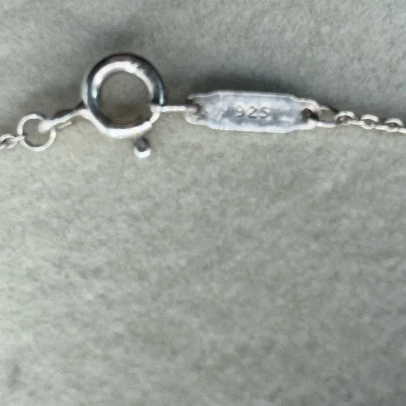 Tiffany & Co. Round Lock Sterling Silver & Diamond Pendant